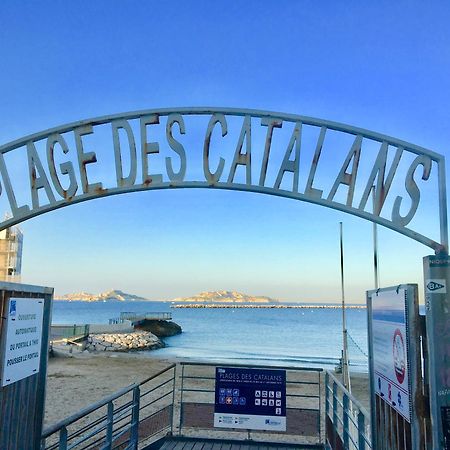 Vue Mer Plage Catalans Vieux Port Clim - 2 Chambres มาร์กเซย ภายนอก รูปภาพ