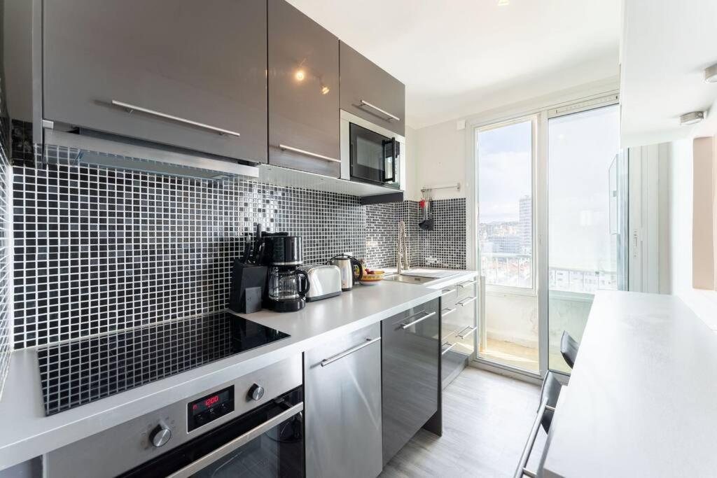 Vue Mer Plage Catalans Vieux Port Clim - 2 Chambres มาร์กเซย ภายนอก รูปภาพ