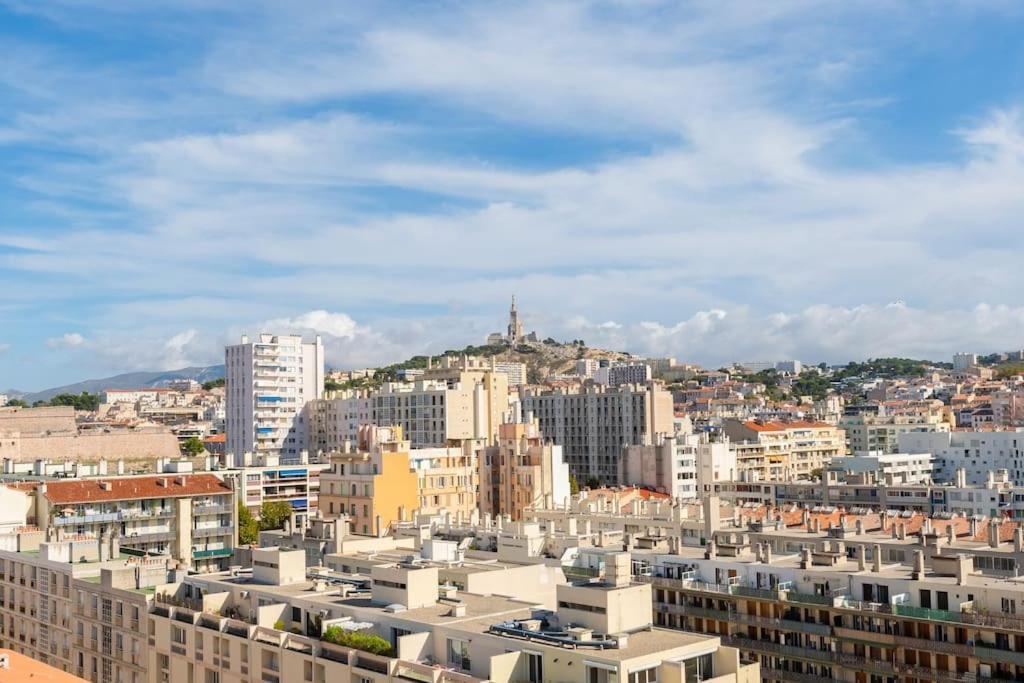 Vue Mer Plage Catalans Vieux Port Clim - 2 Chambres มาร์กเซย ภายนอก รูปภาพ