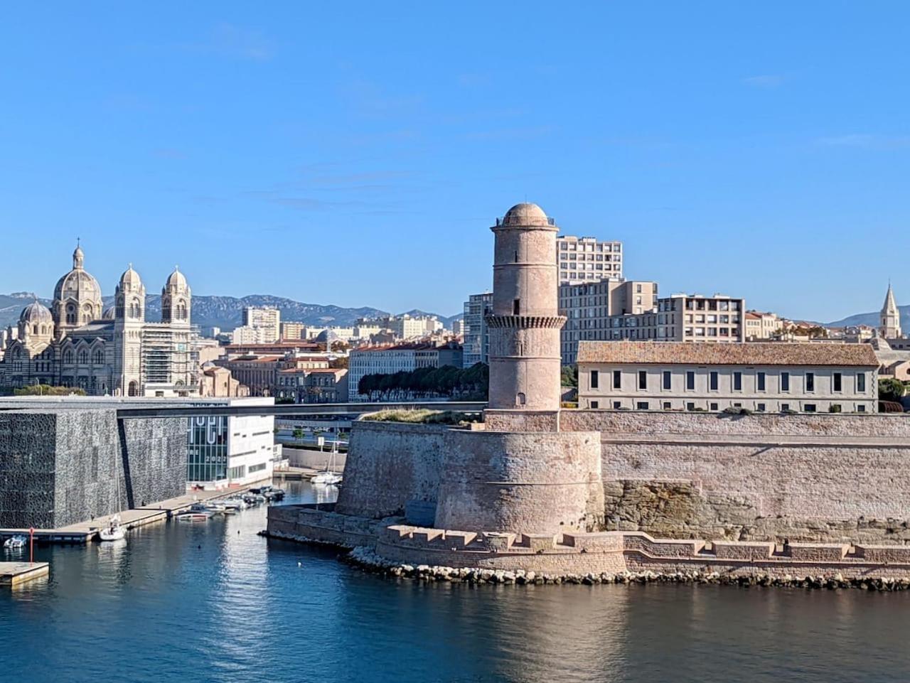Vue Mer Plage Catalans Vieux Port Clim - 2 Chambres มาร์กเซย ภายนอก รูปภาพ