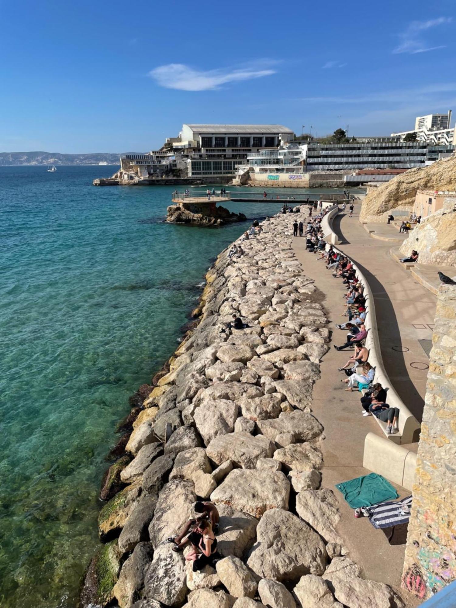 Vue Mer Plage Catalans Vieux Port Clim - 2 Chambres มาร์กเซย ภายนอก รูปภาพ